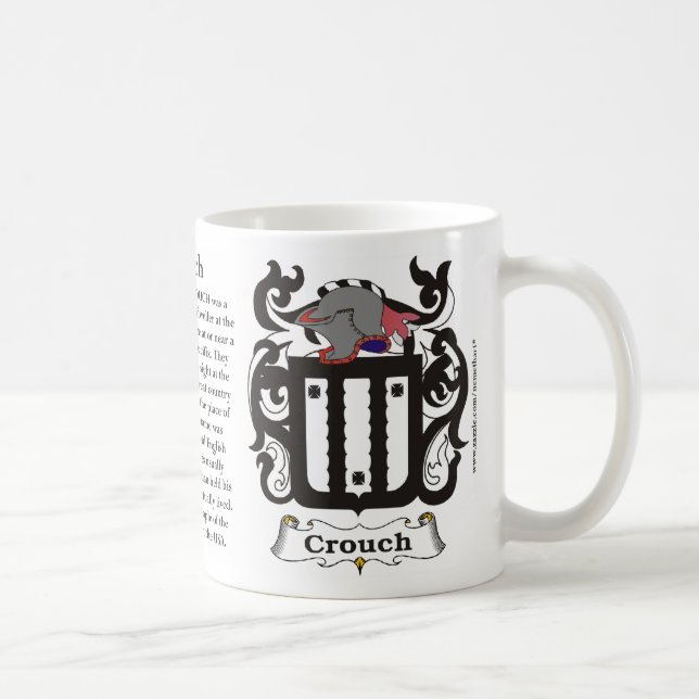 Crouch Family Coat of Arms Mug (Right)