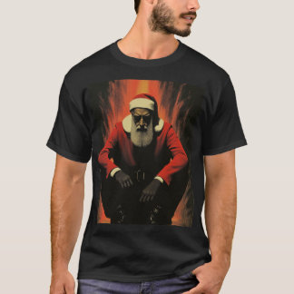 Crouching Santa Claus from Hell T-Shirt