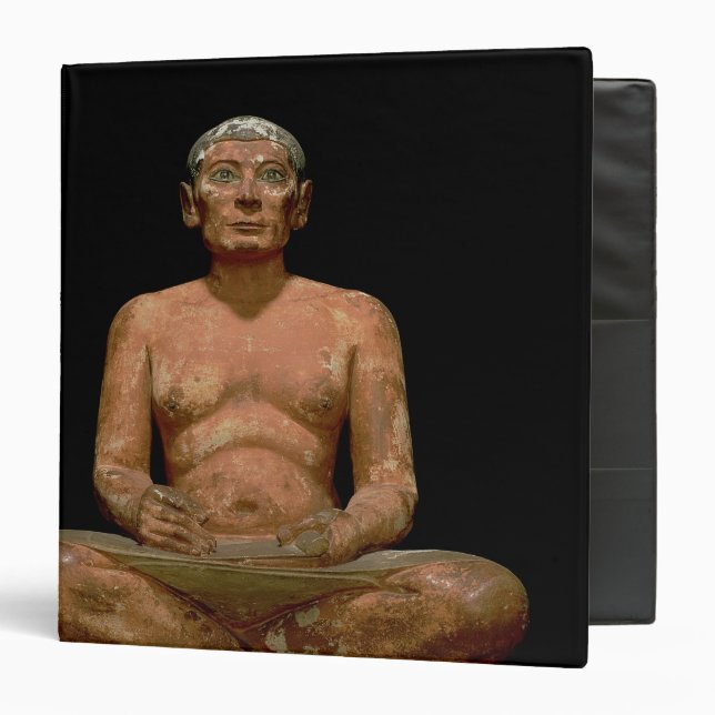 Crouching Scribe Statue Binder (Front/Inside)