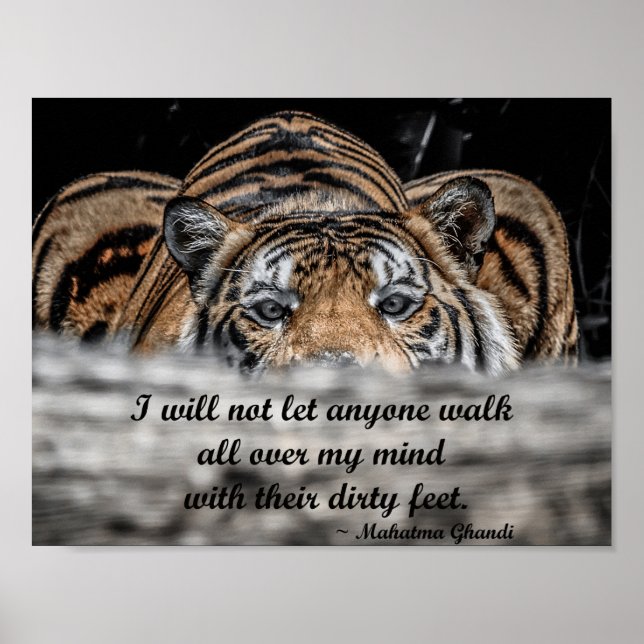 Crouching Tiger inspirational poster (Front)