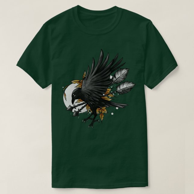 Crow and Arrows T-Shirt (Design Front)