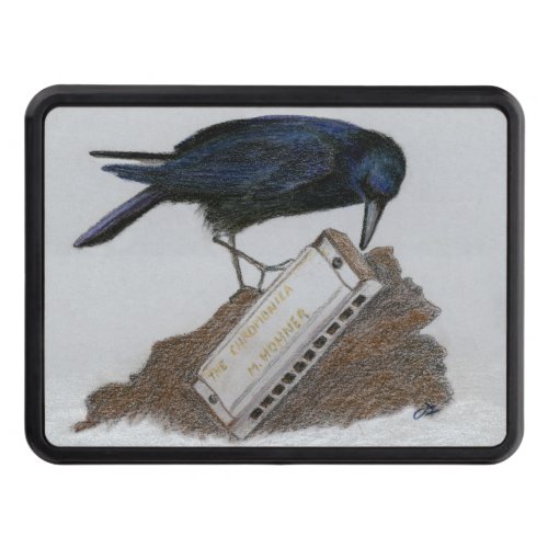 Crow and Harmonica Hitch Cover