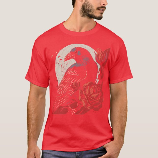 Crow and Rose T-Shirt (Front)