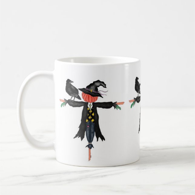 Crow and Scarecrow BFF mug (Left)