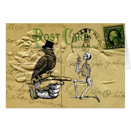 Crow and skeleton cards (Front Horizontal)