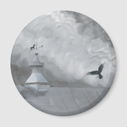 Crow and Weather Vane Magnet