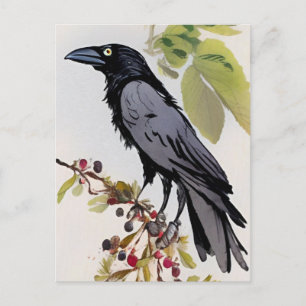 Crow Art Card