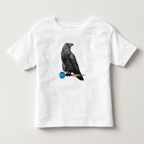 Crow at Darts with Dart Toddler T_shirt