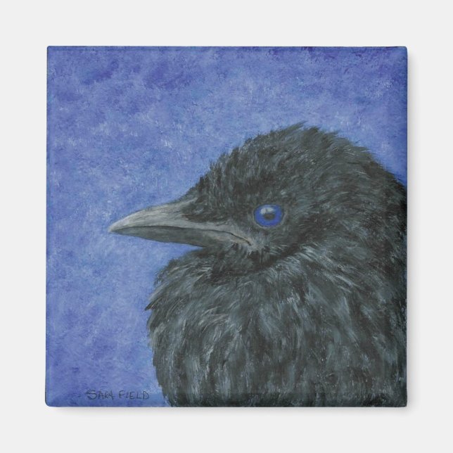 Crow Baby Magnet (Front)