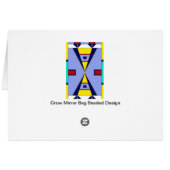Crow Beadwork - Blue Cards (Back Horizontal)