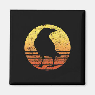 Crow Bird Lover Raven Vintage Magnet