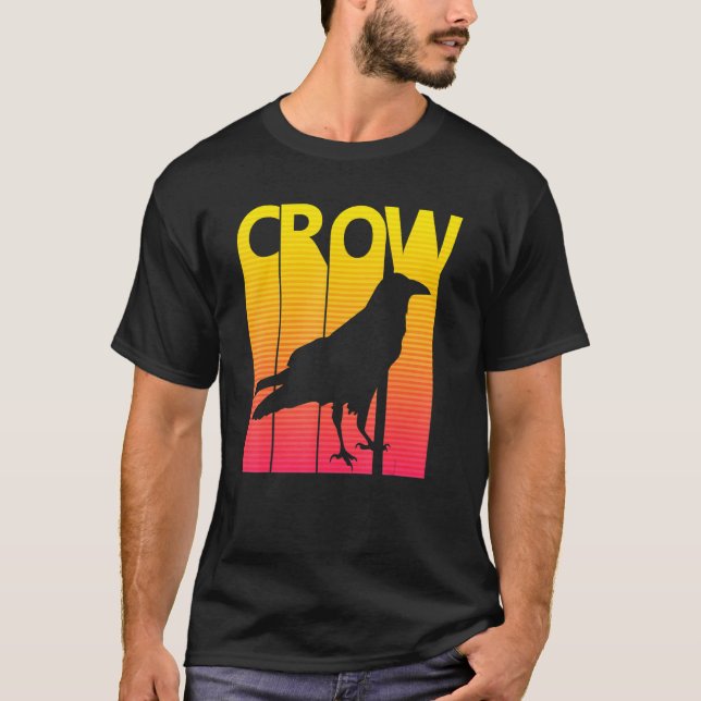 Crow Bird Retro Costume T-Shirt (Front)