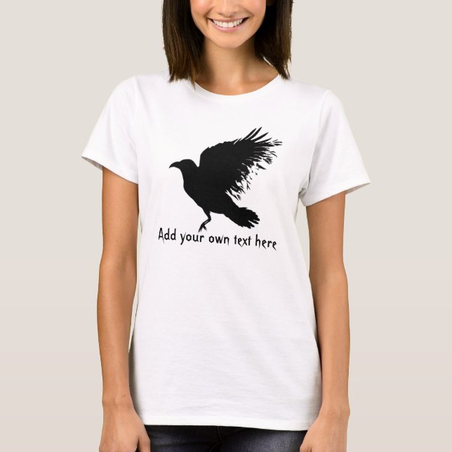 Crow - black T-Shirt (Front)