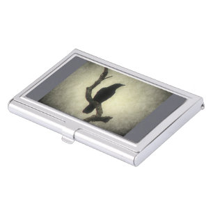 Crow Business Card Case