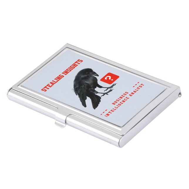 Crow Business Intelligence Analyst Card Case (Front)