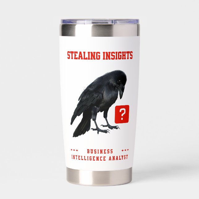 Crow Business Intelligence Analyst Insulated Tumbler (Front)