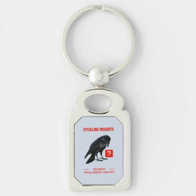 Crow Business Intelligence Analyst Keychain (Front)