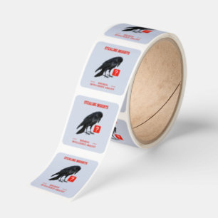 Crow Business Intelligence Analyst Square Sticker