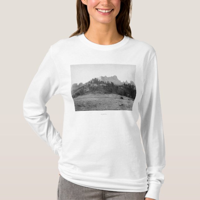Crow Butte near Ft. Robinson Photograph T-Shirt (Front)