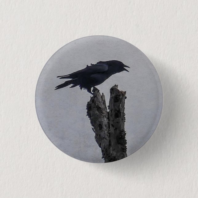 Crow Button (Front)