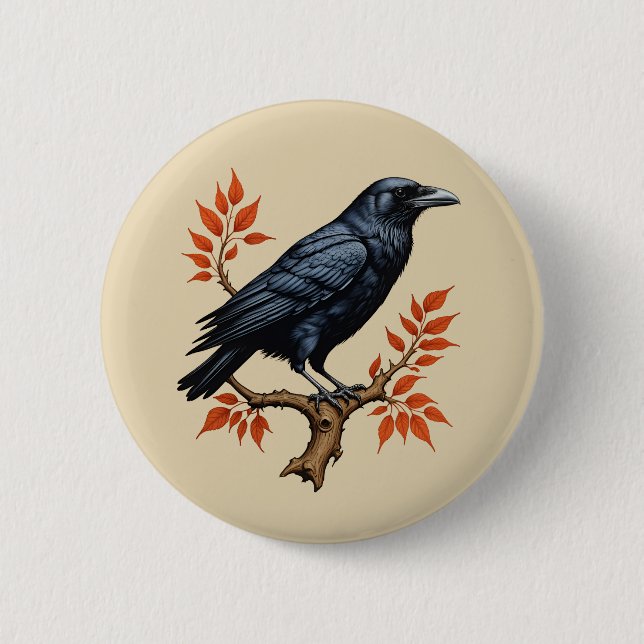 Crow Button (Front)