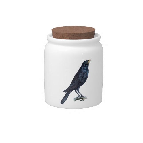 Crow Candy Jar