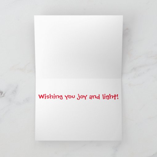 Crow cartoon funny Christmas lights card Zazzle