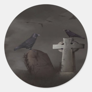 Crow cemetary stickers