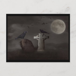 crow cemetery postcard