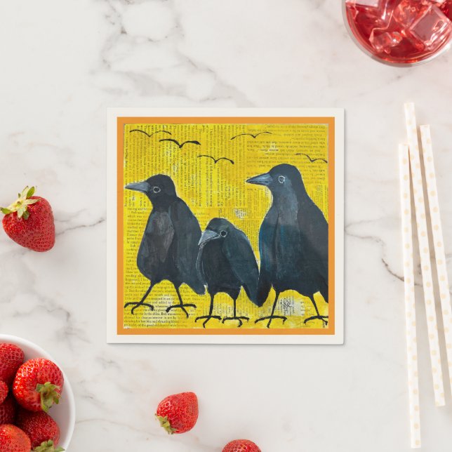 crow chick napkin (Insitu)