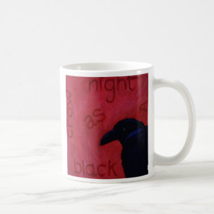 crow coffee mug