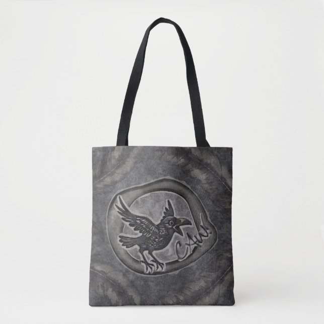 Crow Crow Rabe calls CAW! bag (Front)