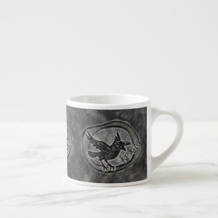 Crow Crow Rabe calls KRÄH! Espresso Cup