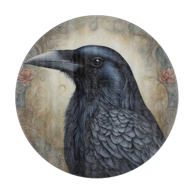 Crow Cutting Board (Front)