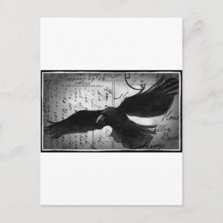 Crow deluxe postcard