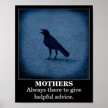 Crow Demotivational Poster by sunshinephotos at Zazzle