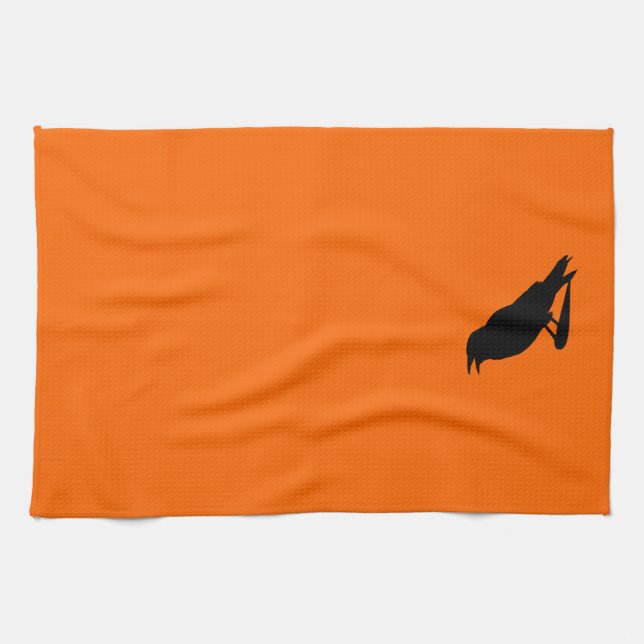crow Dishtowels Towel (Horizontal)