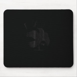 Crow, F-Caw-F Funny Bird Aesthetic Casual Mouse Pad