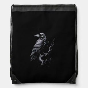 Crow, F-Caw-F Funny Bird Classic Cool Drawstring Bag