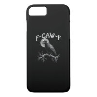 Crow F-Caw-F Funny Bird Crow Humor Creative Casual