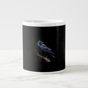 Crow, F-Caw-F Funny Bird Funny Quote Giant Coffee Mug