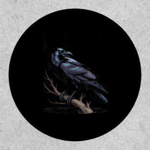 Crow, F-Caw-F Funny Bird Funny Quote Patch