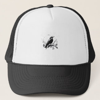 Crow, F-Caw-F Funny Bird Funny Trendy Trucker Hat