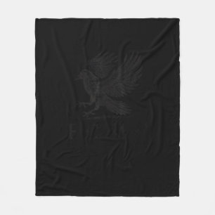 Crow, F-Caw-F Funny Bird Gothic Adult Humor Cool U Fleece Blanket
