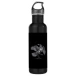 Crow, F-Caw-F Funny Bird Moon Gothic Adult Humor C Stainless Steel Water Bottle