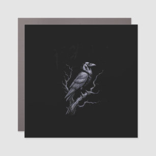 Crow F-Caw-F Funny Bird Saying Humor Meme Car Magnet