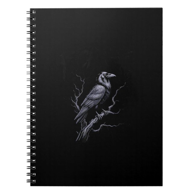 Crow F-Caw-F Funny Bird Saying Humor Meme Notebook (Front)