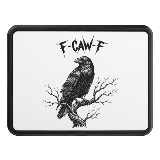 Crow - F-Caw-F Hitch Cover (Front)