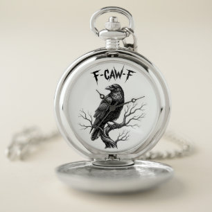 Crow - F-Caw-F Pocket Watch