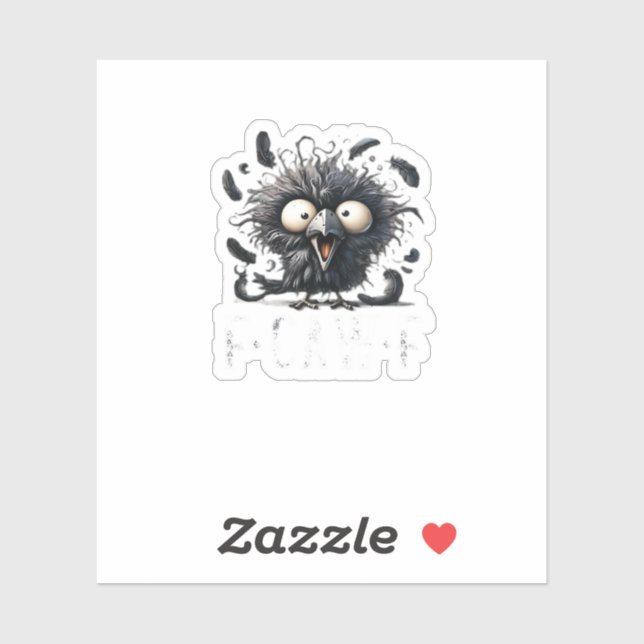 Crow F-Caw-F Sticker (Sheet)